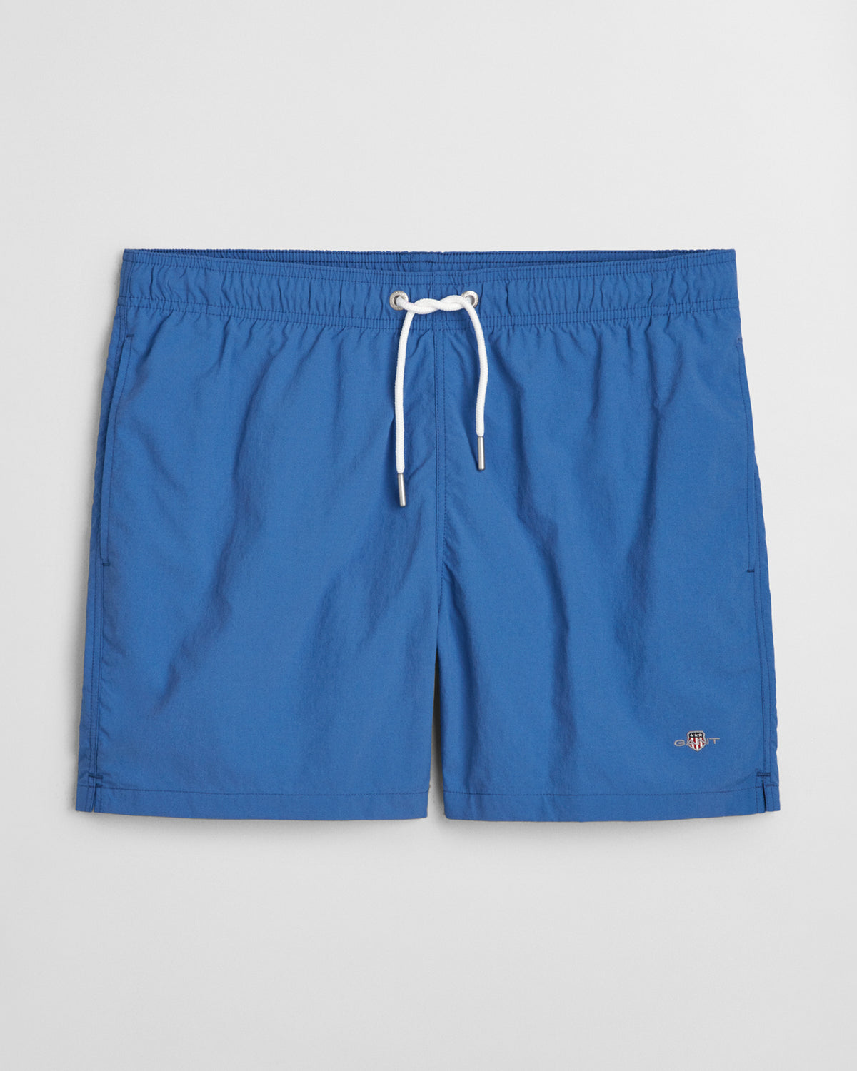 RICH BLUE, SWIM SHORTS, FRONT-VIEW BY GANT AU.