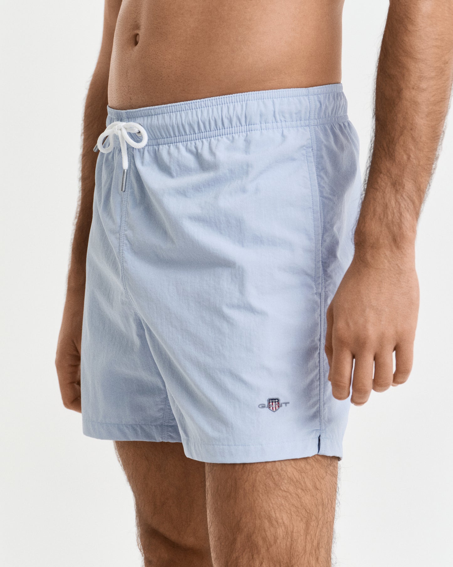 FRESH BLUE, SWIM SHORTS, CLOSE-UP BY GANT AU.