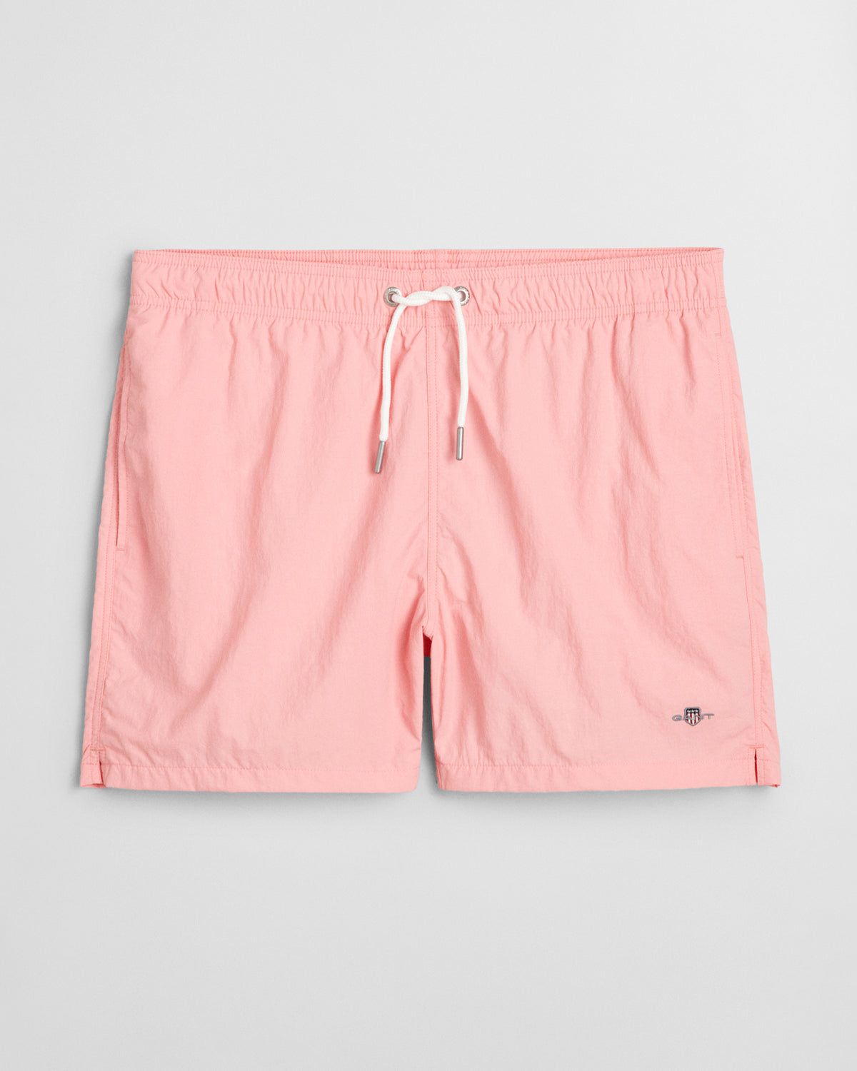 GERANIUM PINK, SWIM SHORTS, FRONT-VIEW BY GANT AU.