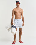 FRESH BLUE, SEERSUCKER SWIM SHORTS BY GANT AU.