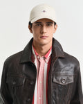 PUTTY, HIGH SHIELD COTTON TWILL CAP BY GANT AU.