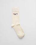 CREAM, FLAG SOCKS BY GANT AU.