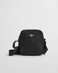 BLACK, ARCHIVE SHIELD SHOULDER BAG, FLAT-LAY BY GANT AU.