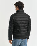 BLACK, LIGHT DOWN JACKET, BACK-VIEW BY GANT AU.