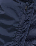 MODEL WEARING LIGHT DOWN JACKET