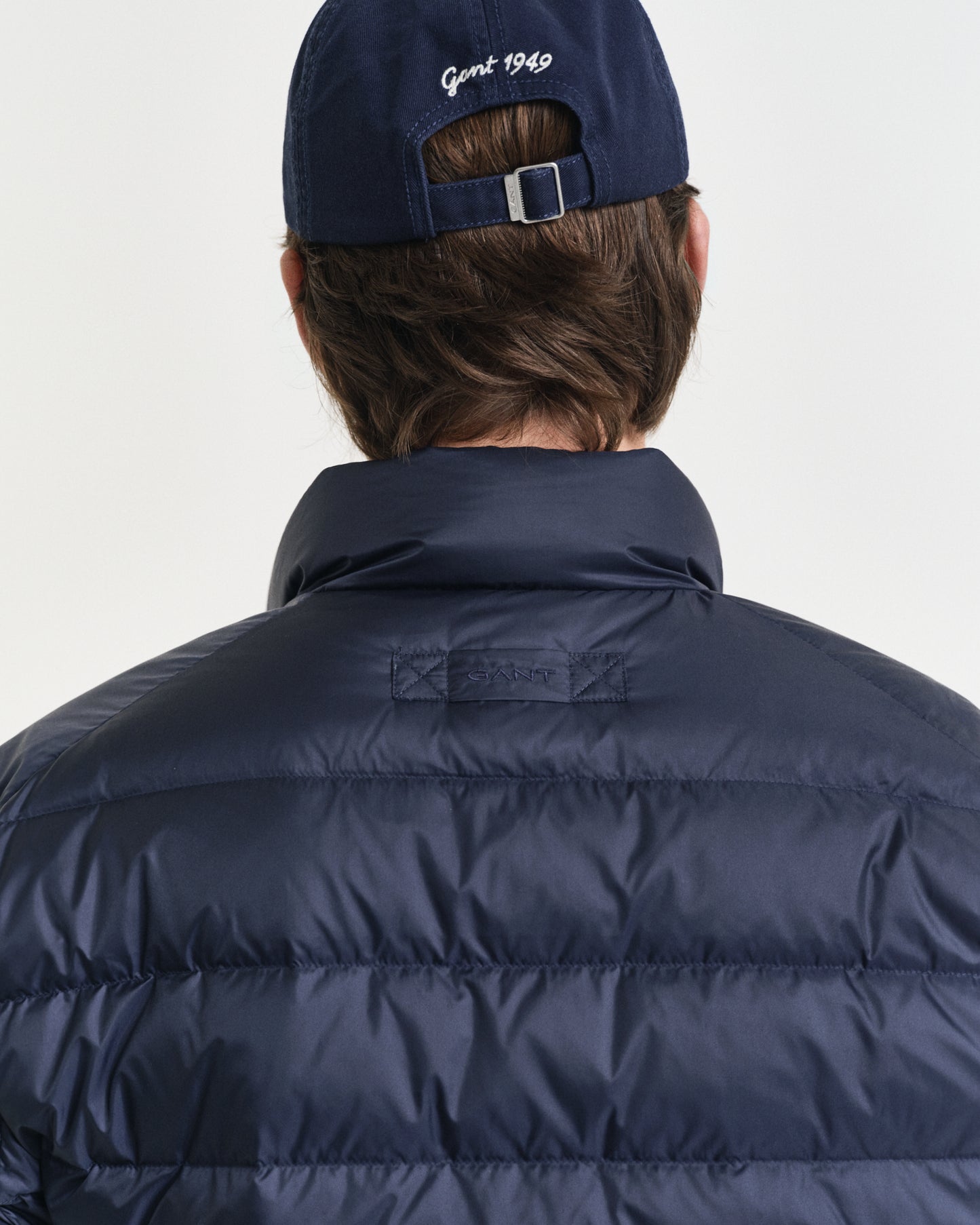 EVENING BLUE, LIGHT DOWN JACKET, CLOSE-UP BY GANT AU.