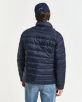 EVENING BLUE, LIGHT DOWN JACKET, BACK-VIEW BY GANT AU.