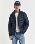 EVENING BLUE, LIGHT DOWN JACKET, FRONT-VIEW BY GANT AU.
