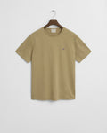 WOODY BEIGE, REG SHIELD SS T-SHIRT BY GANT AU.
