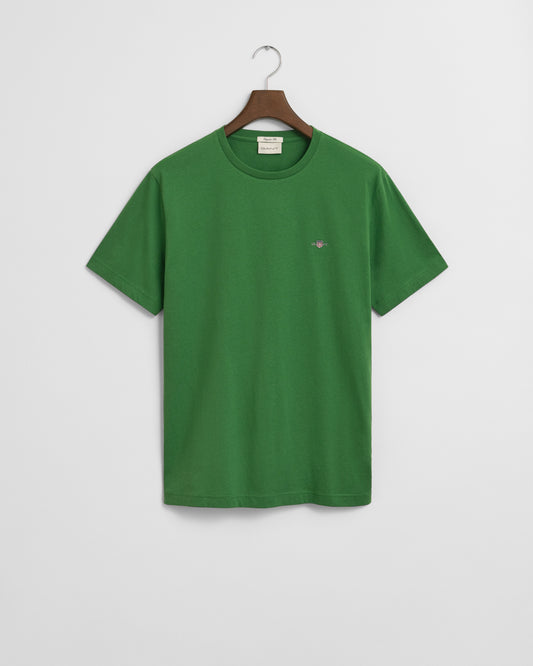 GRASS GREEN, REG SHIELD SS T-SHIRT BY GANT AU.