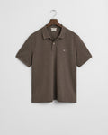 SEAWOOD MELANGE, REG SHIELD SS PIQUE POLO BY GANT AU.