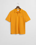 YELLOW LICHEN, REG SHIELD SS PIQUE POLO BY GANT AU.