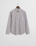 PLUMPED RED, REG CLASSIC POPLIN STRIPE BY GANT AU.