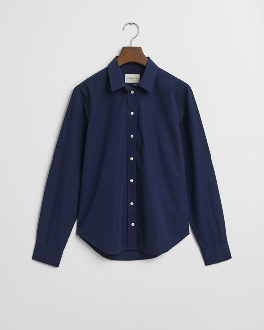 CLASSIC BLUE, REG CLASSIC POPLIN SHIRT BY GANT AU.
