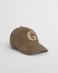 TAUPE BEIGE, G EMBROIDERY CORD CAP BY GANT AU.