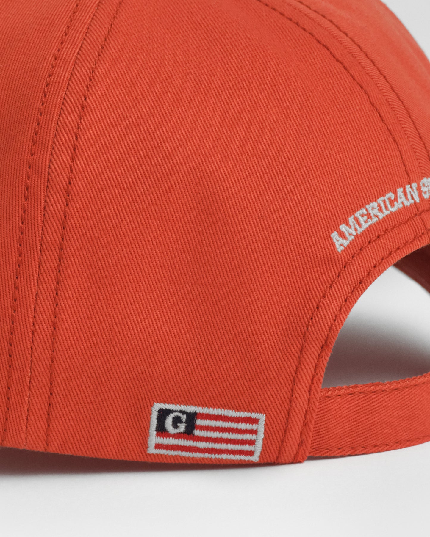 DEEP ORANGE, CREST GRAPHIC COTTON TWILL CAP, CLOSE-UP BY GANT AU.