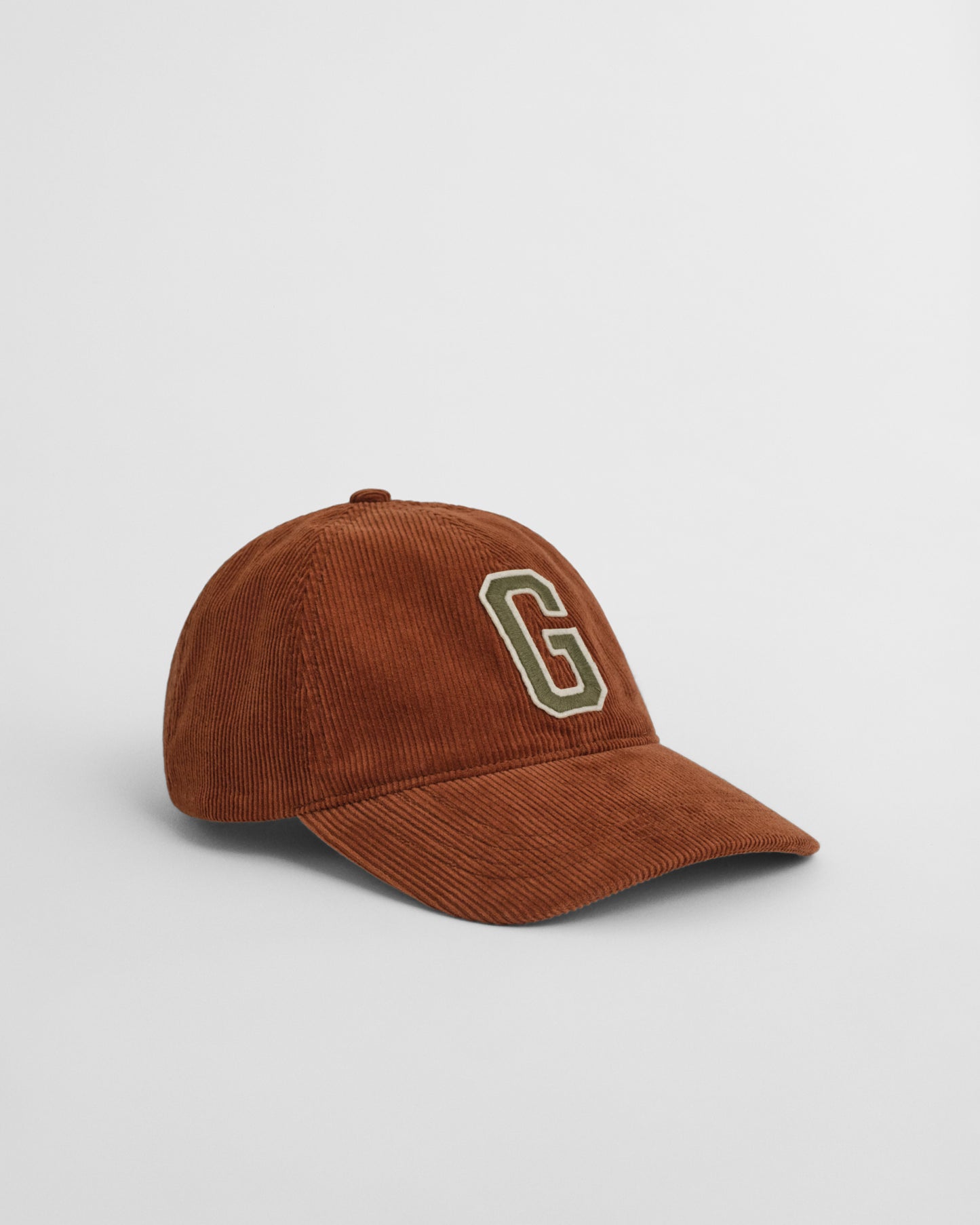 RUSTY BROWN, G BADGE CORD CAP BY GANT AU.