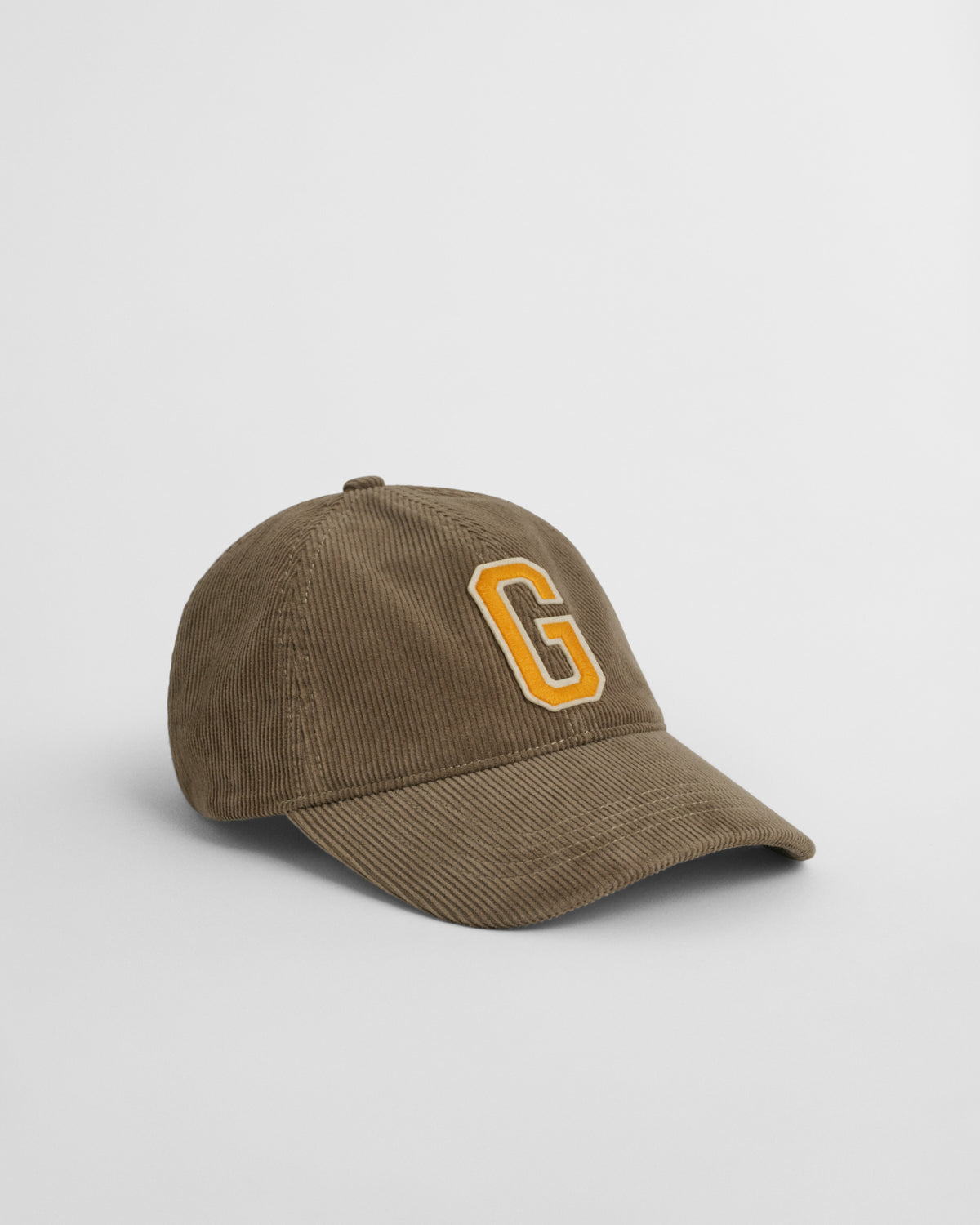 TAUPE BEIGE, G BADGE CORD CAP BY GANT AU.