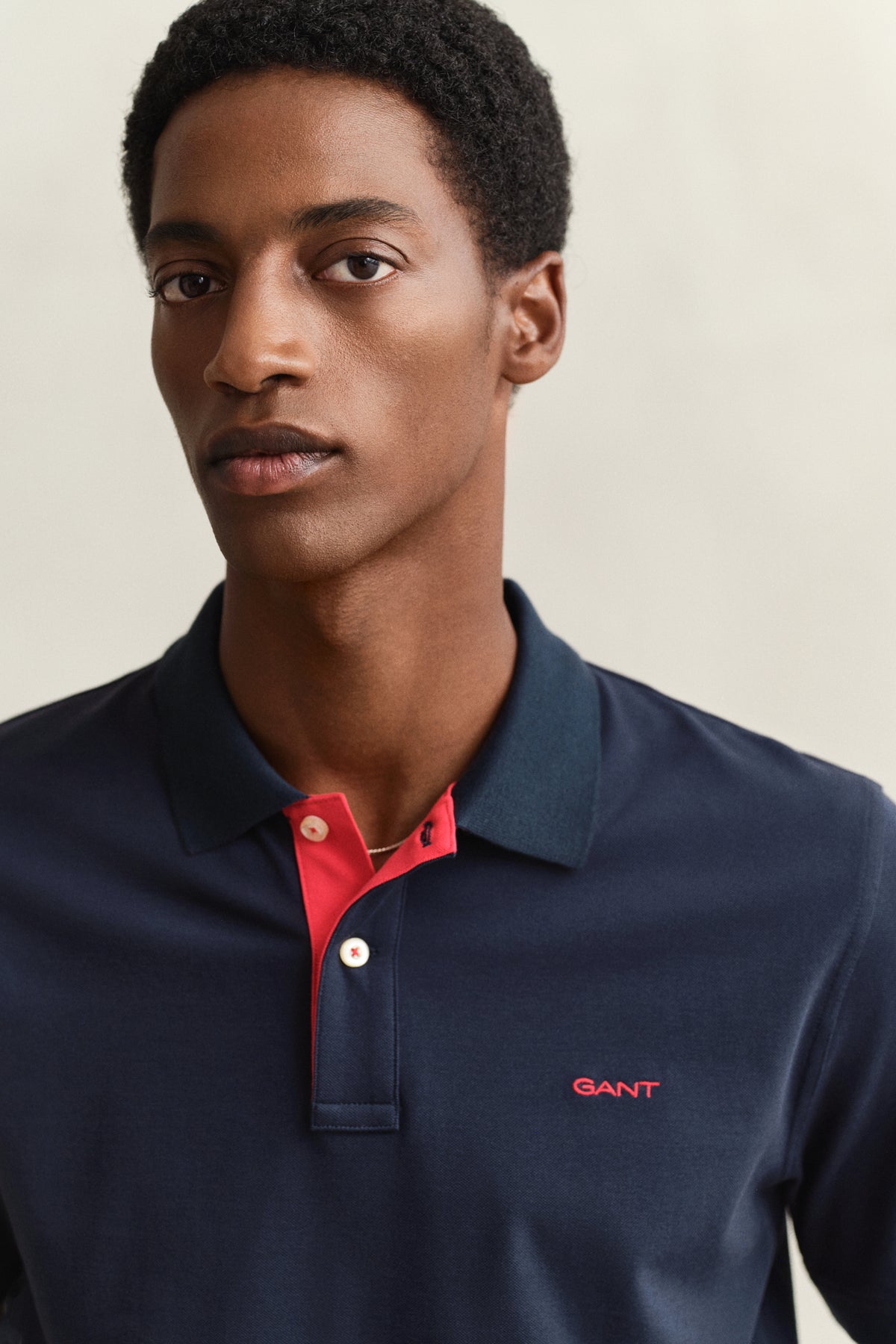 EVENING BLUE, Contrast Polo Shirt, CLOSE-UP BY GANT AU.
