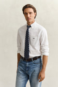 WHITE, REG CLASSIC OXFORD SHIRT, FRONT-VIEW BY GANT AU.