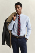 LIGHT BLUE, REG CLASSIC OXFORD SHIRT, FRONT-VIEW BY GANT AU.