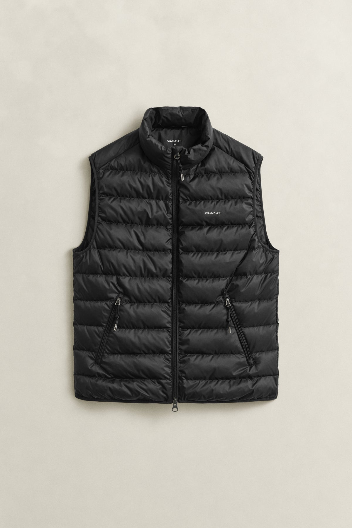 BLACK, LIGHT DOWN VEST BY GANT AU.