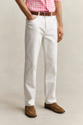 EGGSHELL, Regular White jeans, CLOSE-UP BY GANT AU.