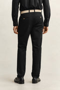 BLACK, Classic Slim Chinos, BACK-VIEW BY GANT AU.