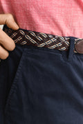 MODEL WEARING Classic Slim Chinos
