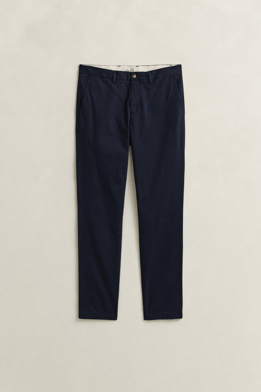 EVENING BLUE, Classic Slim Chinos, FLAT-LAY BY GANT AU.