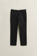 BLACK, Classic Regular Chinos, FRONT-VIEW BY GANT AU.