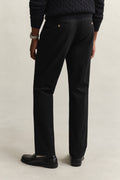 BLACK, Classic Regular Chinos, BACK-VIEW BY GANT AU.