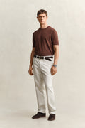 SAND, Classic Regular Chinos, FRONT-VIEW BY GANT AU.