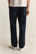 EVENING BLUE, Classic Regular Chinos, BACK-VIEW BY GANT AU.