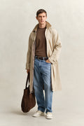 HAZELNUT MELANGE, Shield T-Shirt BY GANT AU.