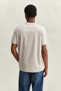 SEED MELANGE, Shield T-Shirt, BACK-VIEW BY GANT AU.