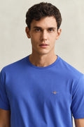 ROYAL BLUE, Shield T-Shirt, CLOSE-UP BY GANT AU.
