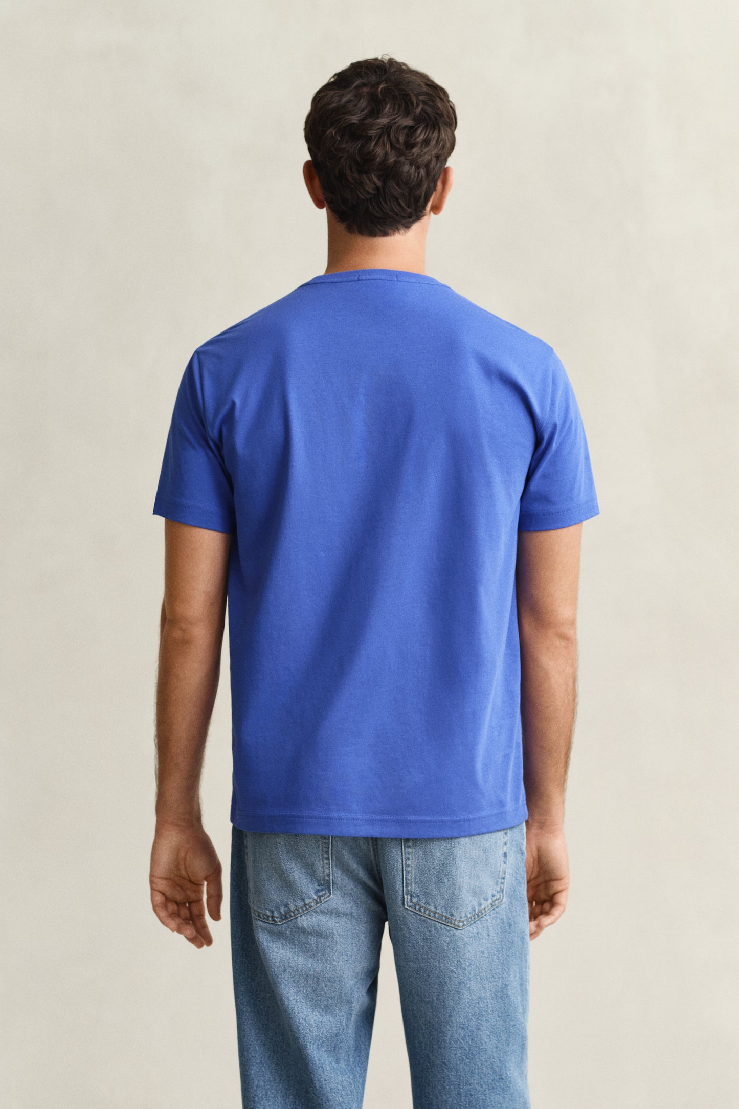 ROYAL BLUE, Shield T-Shirt, BACK-VIEW BY GANT AU.