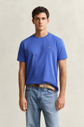 ROYAL BLUE, Shield T-Shirt, FRONT-VIEW BY GANT AU.