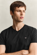 BLACK, Slim Shield T-Shirt, CLOSE-UP BY GANT AU.