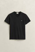 BLACK, Slim Shield T-Shirt, FLAT-LAY BY GANT AU.