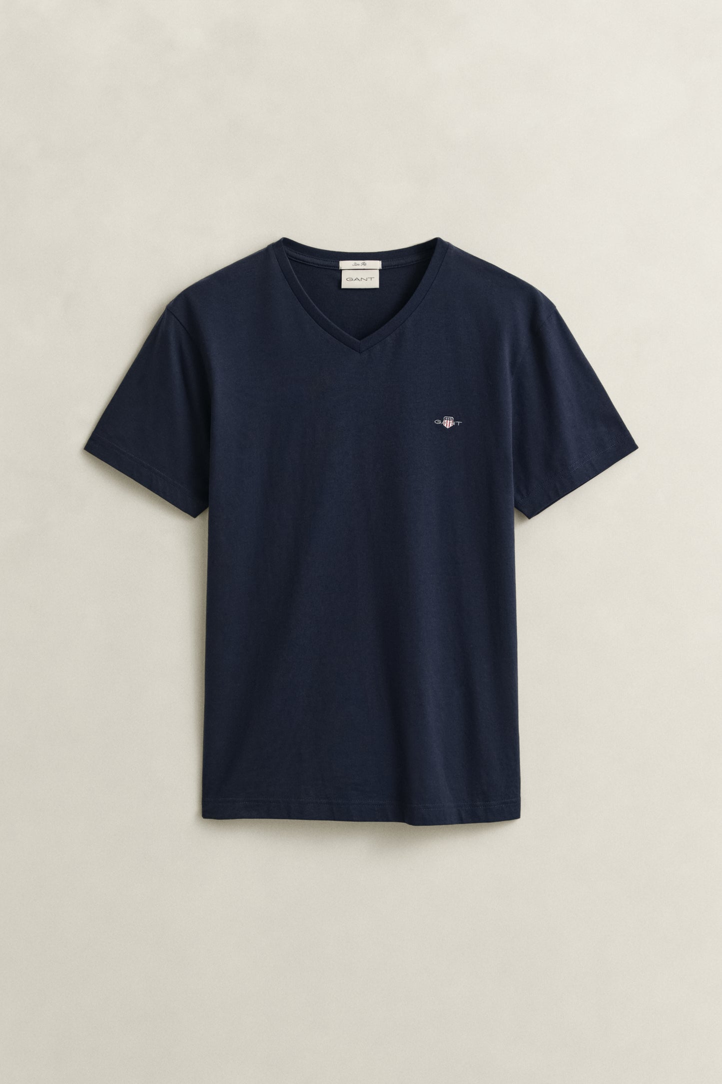 EVENING BLUE, Slim Shield T-Shirt, FLAT-LAY BY GANT AU.