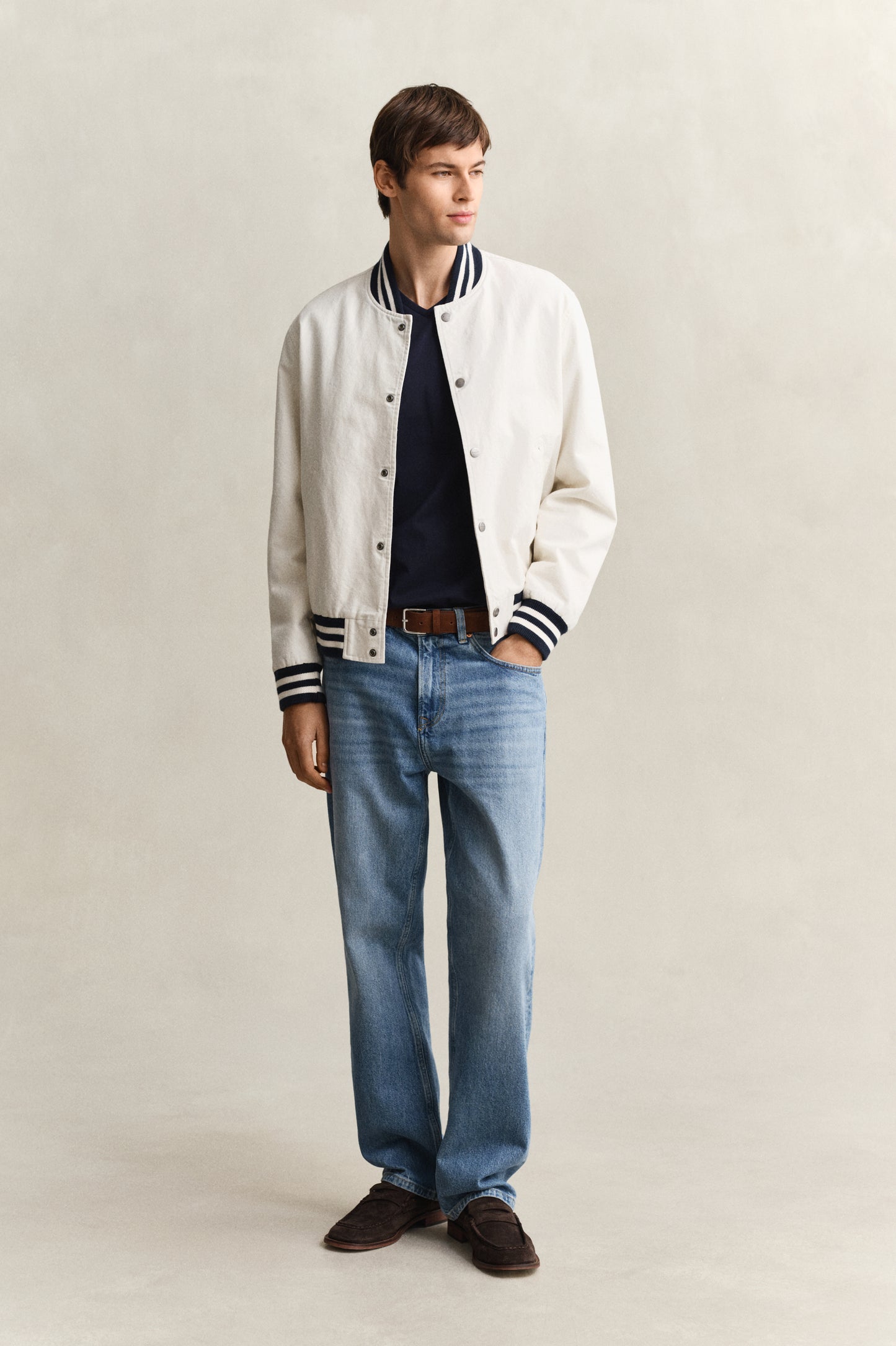 EVENING BLUE, Slim Shield T-Shirt BY GANT AU.