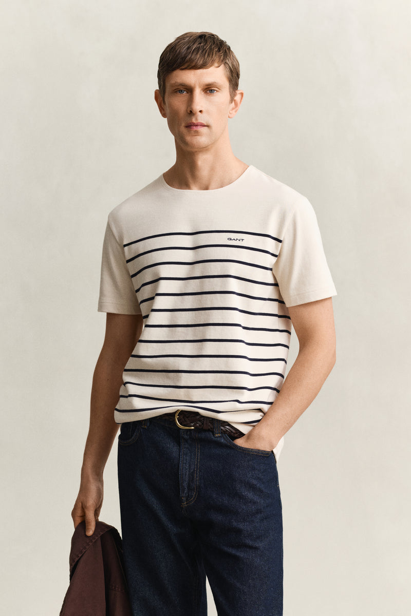 Placed Stripe T-Shirt