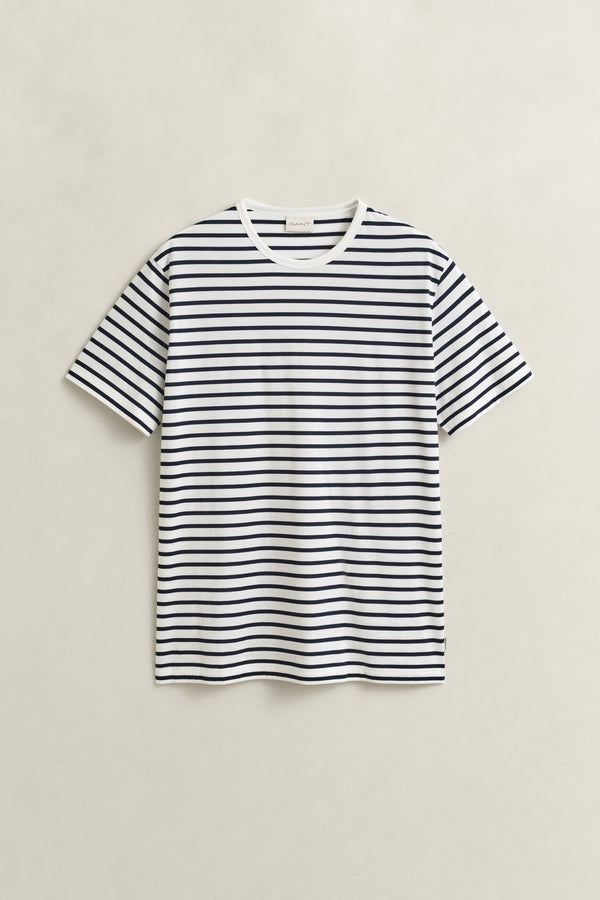 Pima Cotton Striped T-Shirt