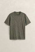 DRY HERB GREEN, WASHED SLUB SS TSHIRT, FLAT-LAY BY GANT AU.