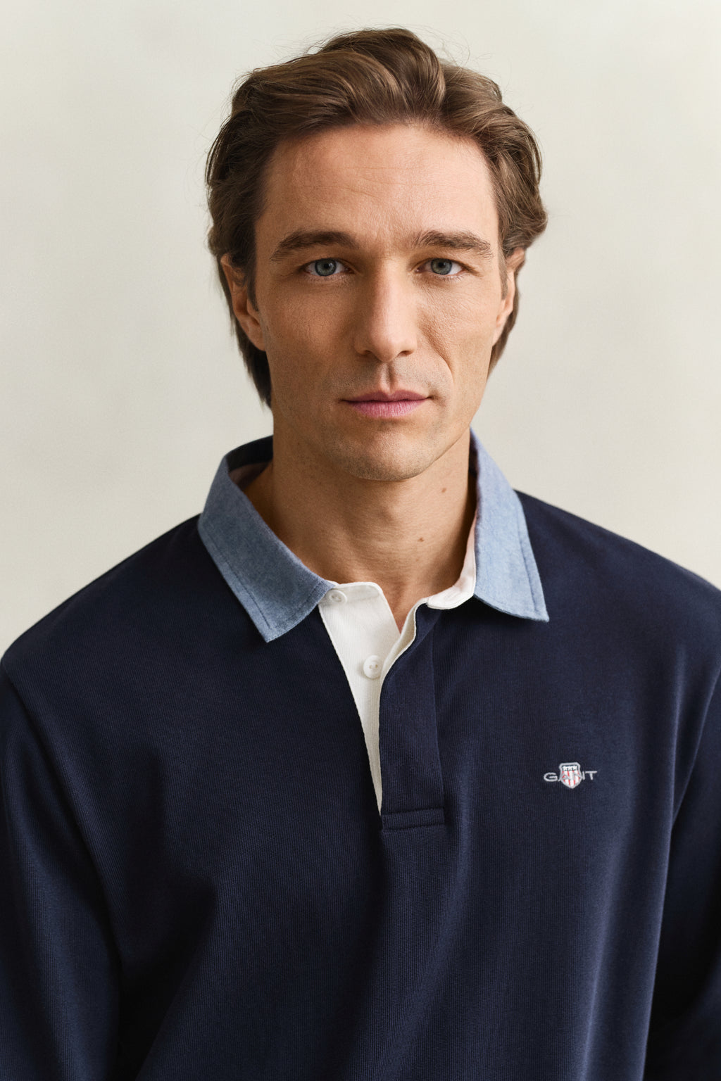 EVENING BLUE, Classic Heavy Rugger, CLOSE-UP BY GANT AU.
