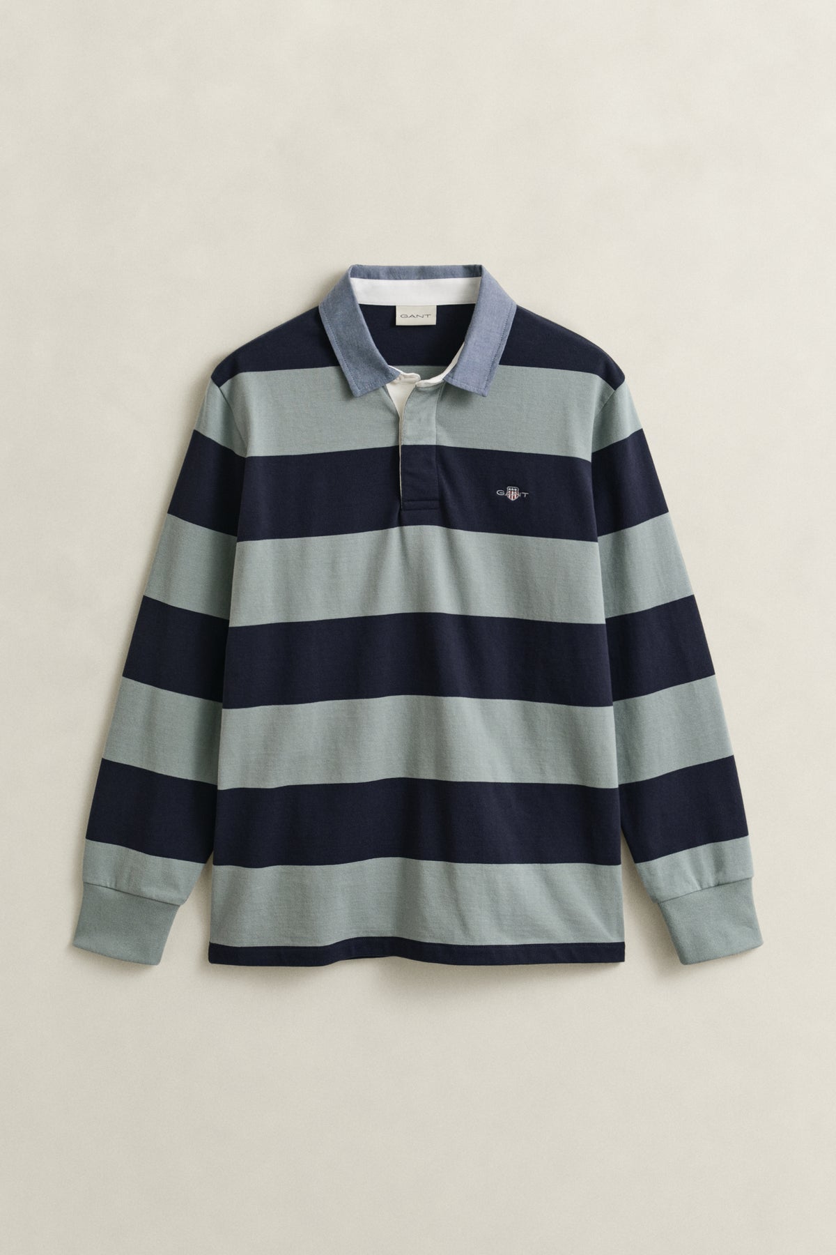 CERAMIC GREY, Classic Heavy Rugger, FLAT-LAY BY GANT AU.