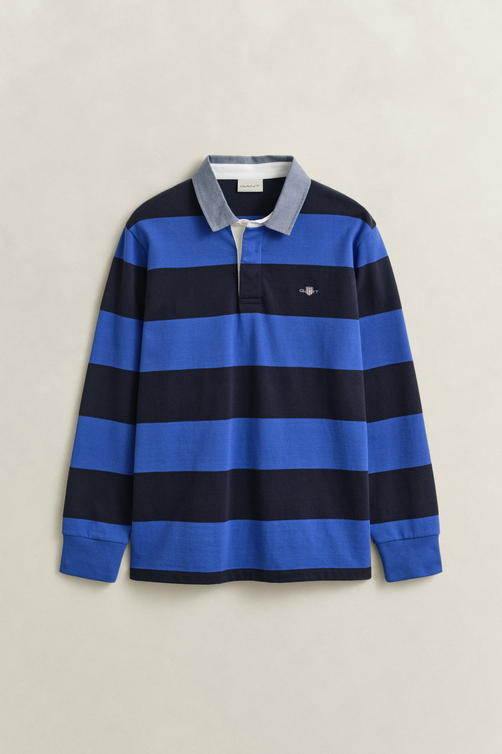 ROYAL BLUE, Classic Heavy Rugger, FLAT-LAY BY GANT AU.