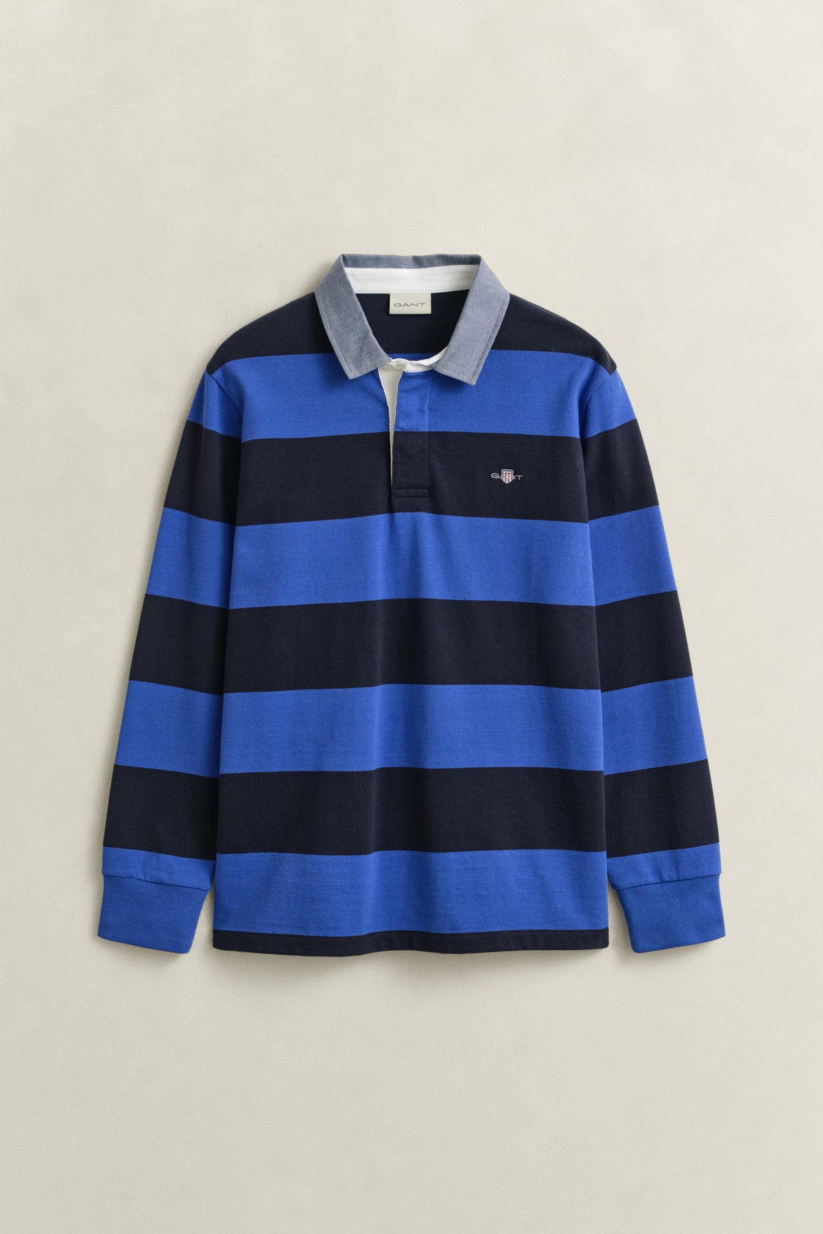 ROYAL BLUE, Classic Heavy Rugger, FLAT-LAY BY GANT AU.